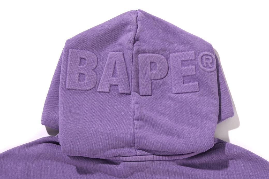 GARMENT DYE ONE POINT RELAXED FIT PULLOVER HOODIE